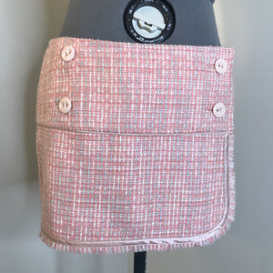 Abercrombie & Fitch Mini Tweed Skirt 0